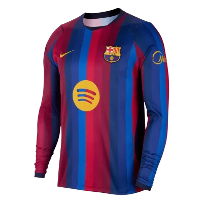 Barcelona Long Sleeve Home Soccer Jersey 2026/27 - gojersey