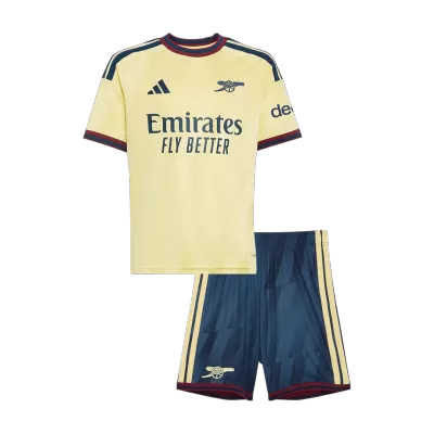 Kids Arsenal Third Soccer Jersey Kit (Jersey+Shorts) 2026/27 Yellow - gojersey