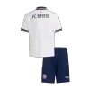 Kids Bayern Munich Away Soccer Jersey Kit (Jersey+Shorts) 2026/27 White - gojersey