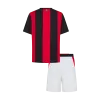 Kids AC Milan Home Soccer Jersey Kit (Jersey+Shorts) 2026/27 Red&Black - gojersey