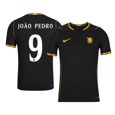 JOÃO PEDRO #9 Player Version Chelsea Away Soccer Jersey 2026/27 Balck - UCL - gojersey
