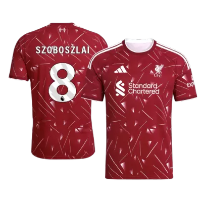 Liverpool SZOBOSZLAI #8 Home Soccer Jersey 2026/27 - gojersey