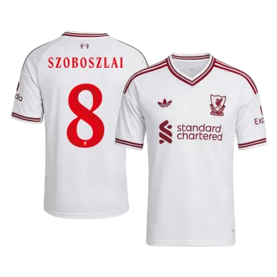 Liverpool SZOBOSZLAI #8 Away Soccer Jersey 2026/27 - UCL Edition - gojersey