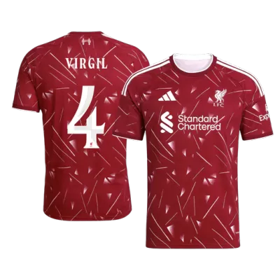 Liverpool VIRGIL #4 Home Soccer Jersey 2026/27 - UCL Edition - gojersey