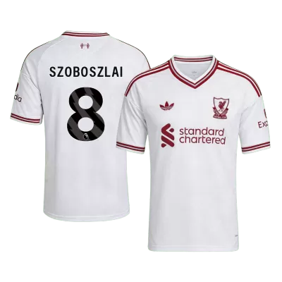 Liverpool SZOBOSZLAI #8 Away Soccer Jersey 2026/27 - gojersey