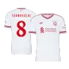 SZOBOSZLAI #8 Player Version Liverpool Away Soccer Jersey 2026/27 White - UCL - gojersey