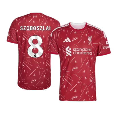 SZOBOSZLAI #8 Player Version Liverpool Home Soccer Jersey 2026/27 Red - gojersey