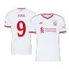 ISAK #9 Player Version Liverpool Away Soccer Jersey 2026/27 White - UCL - gojersey