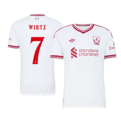 WIRTZ #7 Player Version Liverpool Away Soccer Jersey 2026/27 White - UCL - gojersey