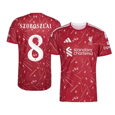 SZOBOSZLAI #8 Player Version Liverpool Home Soccer Jersey 2026/27 Red - UCL - gojersey
