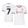 WIRTZ #7 Player Version Liverpool Away Soccer Jersey 2026/27 White - gojersey