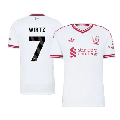 WIRTZ #7 Player Version Liverpool Away Soccer Jersey 2026/27 White - gojersey