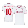 MAC ALLISTER #10 Player Version Liverpool Away Soccer Jersey 2026/27 White - UCL - gojersey