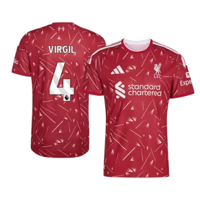 VIRGIL #4 Player Version Liverpool Home Soccer Jersey 2026/27 Red - gojersey