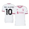 MAC ALLISTER #10 Player Version Liverpool Away Soccer Jersey 2026/27 White - gojersey