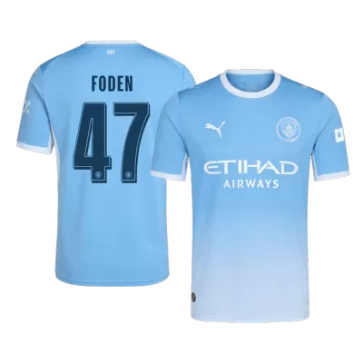 Manchester City FODEN #47 Home Soccer Jersey 2026/27 - UCL Edition - gojersey