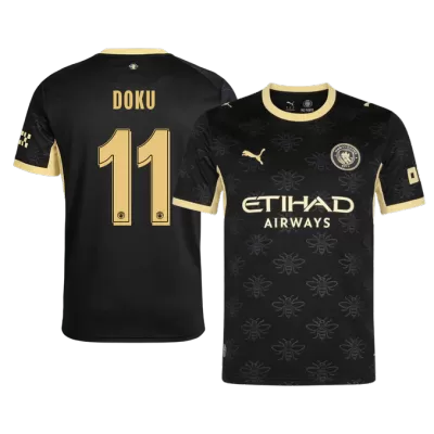 Manchester City DOKU #11 Away Soccer Jersey 2026/27 - UCL Edition - gojersey