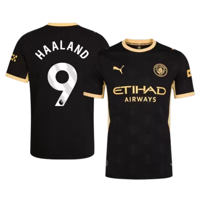 HAALAND #9 Player Version Manchester City Away Soccer Jersey 2026/27 Black - gojersey