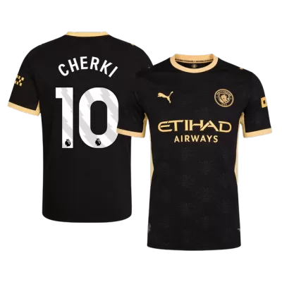 CHERKI #10 Player Version Manchester City Away Soccer Jersey 2026/27 Black - gojersey