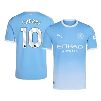 Manchester City CHERKI #10 Home Soccer Jersey 2026/27 - gojersey