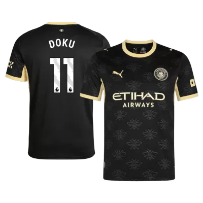 Manchester City DOKU #11 Away Soccer Jersey 2026/27 - gojersey