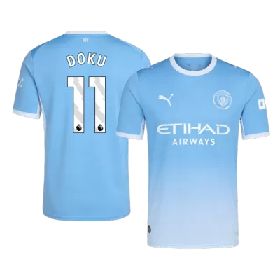 Manchester City DOKU #11 Home Soccer Jersey 2026/27 - gojersey