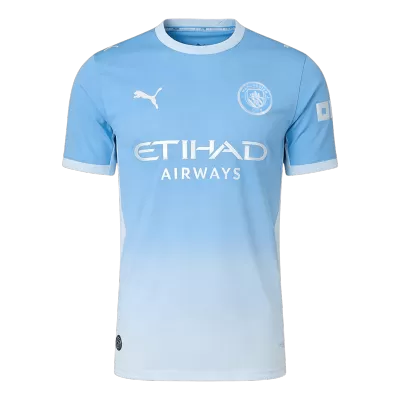 Player Version Manchester City Home Soccer Jersey 2026/27 Blue - gojersey