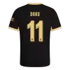 DOKU #11 Player Version Manchester City Away Soccer Jersey 2026/27 Black - UCL - gojersey