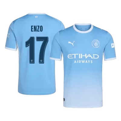 Manchester City ENZO #17 Home Soccer Jersey 2026/27 - UCL Edition - gojersey