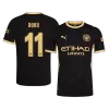 DOKU #11 Player Version Manchester City Away Soccer Jersey 2026/27 Black - UCL - gojersey