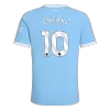 CHERKI #10 Player Version Manchester City Home Soccer Jersey 2026/27 Blue - gojersey