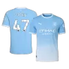 FODEN #47 Player Version Manchester City Home Soccer Jersey 2026/27 Blue - gojersey