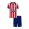 Kids Atletico Madrid Home Soccer Jersey Kit (Jersey+Shorts) 2026/27 Red&White - gojersey