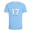 ENZO #17 Player Version Manchester City Home Soccer Jersey 2026/27 Blue - gojersey