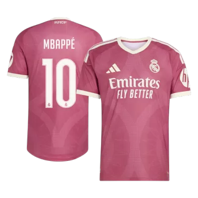 MBAPPÉ #10 Player Version Real Madrid Third Soccer Jersey 2026/27 Pink - gojersey