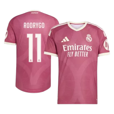 RODRYGO #11 Player Version Real Madrid Third Soccer Jersey 2026/27 Pink - gojersey