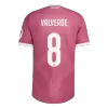 VALVERDE #8 Player Version Real Madrid Third Soccer Jersey 2026/27 Pink - gojersey