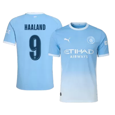 HAALAND #9 Player Version Manchester City Home Soccer Jersey 2026/27 Blue - UCL - gojersey