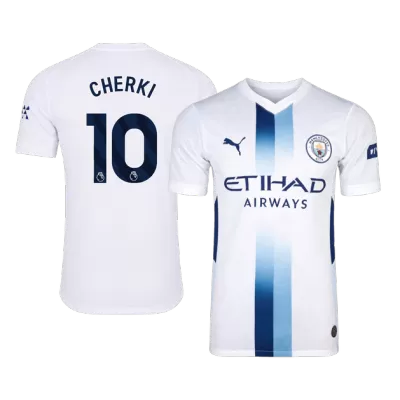 CHERKI #10 Player Version Manchester City Third Soccer Jersey 2026/27 White - gojersey