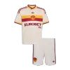 Kids AS Roma Away Soccer Jersey Kit (Jersey+Shorts) 2026/27 White - gojersey