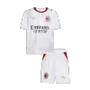 Kids AC Milan Away Soccer Jersey Kit (Jersey+Shorts) 2026/27 White - gojersey