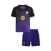 Kids Barcelona Away Soccer Jersey Kit (Jersey+Shorts) 2026/27 Purple - gojersey
