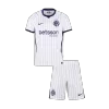 Kids Inter Milan Away Soccer Jersey Kit (Jersey+Shorts) 2026/27 White - gojersey