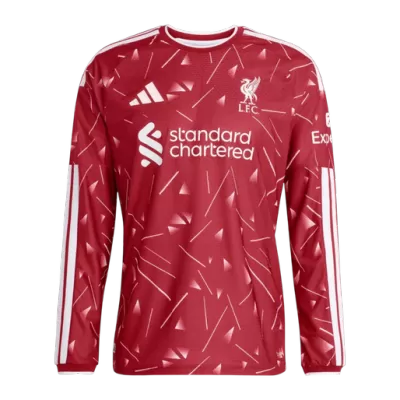 Liverpool Long Sleeve Home Soccer Jersey 2026/27 - gojersey
