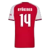 GYÖKERES #14 Player Version Arsenal Home Soccer Jersey 2026/27 Red - UCL - gojersey