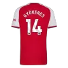 GYÖKERES #14 Player Version Arsenal Home Soccer Jersey 2026/27 Red - gojersey