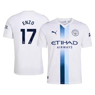 ENZO #17 Manchester City Third Soccer Jersey 2026/27 White - gojersey