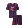 Kids Bayern Munich Third Soccer Jersey Kit (Jersey+Shorts) 2026/27 Purple - gojersey