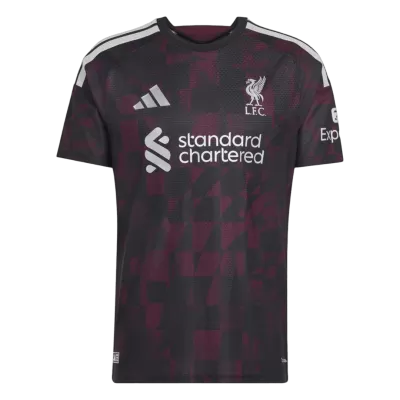 Player Version Liverpool Third Soccer Jersey 2026/27 Red&Black - gojersey