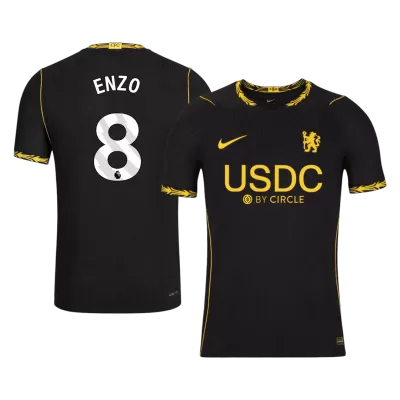 ENZO #8 Player Version Chelsea Away Soccer Jersey 2026/27 Balck - gojersey